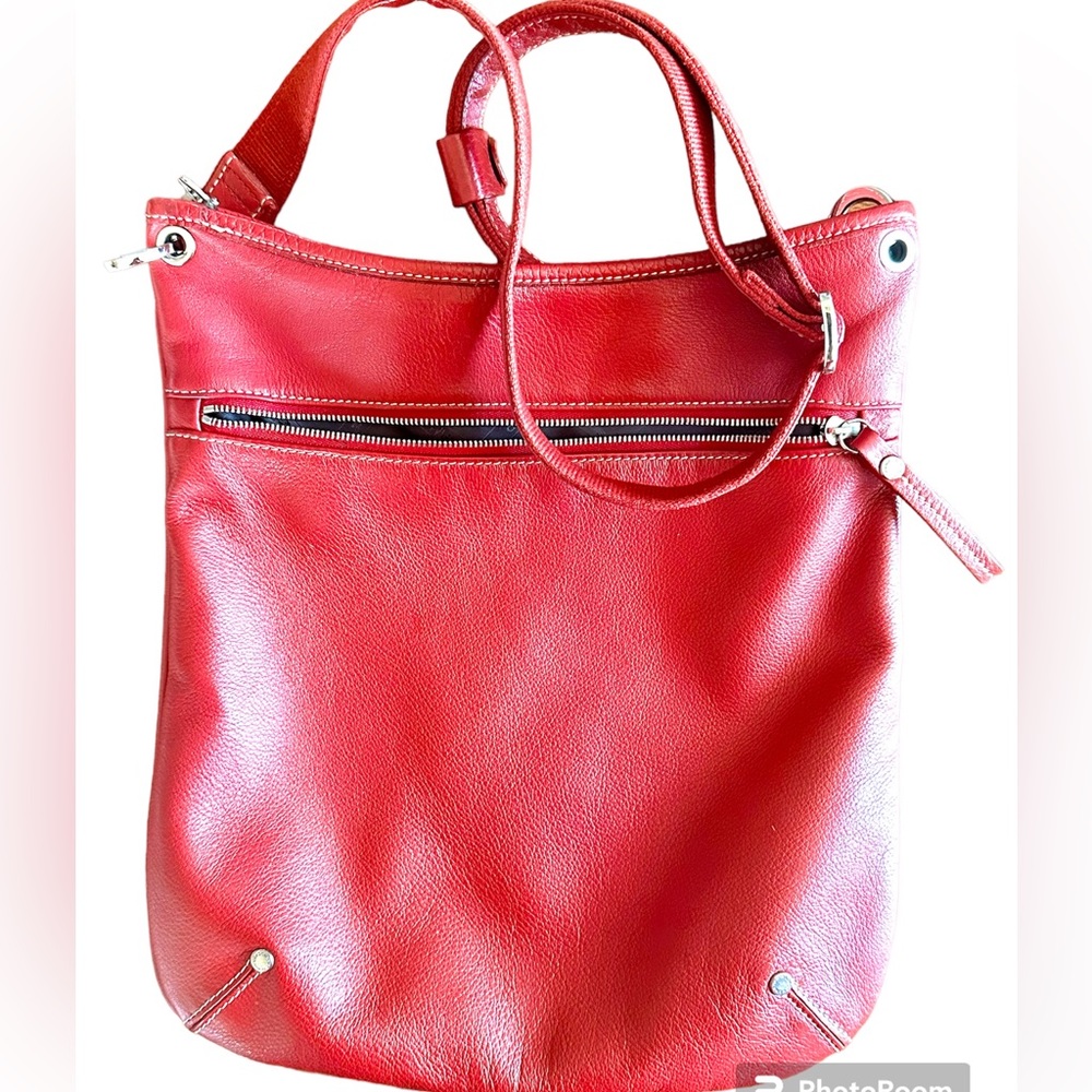Longchamp Cross Leather Shoulder Bag - Genuine, Great Shape;Retail $495